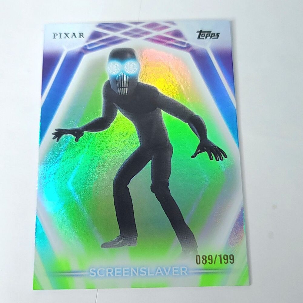 Screenslaver Topps 2026 Disney Neon Holo Parallel Refractor Limited 089/199